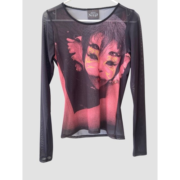 Melanie Martinez  "THE PORTALS" Mesh Top Long Sleeves Size Large - Picture 1 of 5
